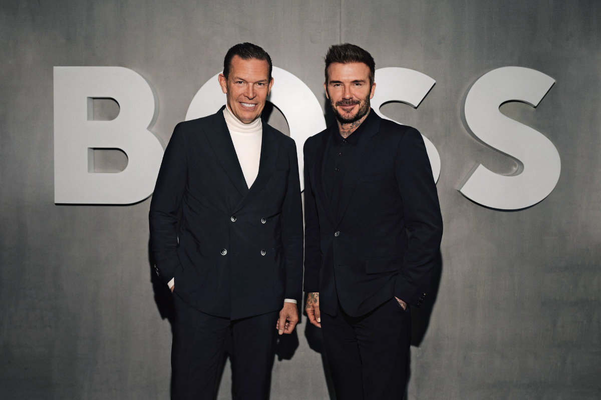 HUGO BOSS: Design-Partnerschaft mit David Beckham