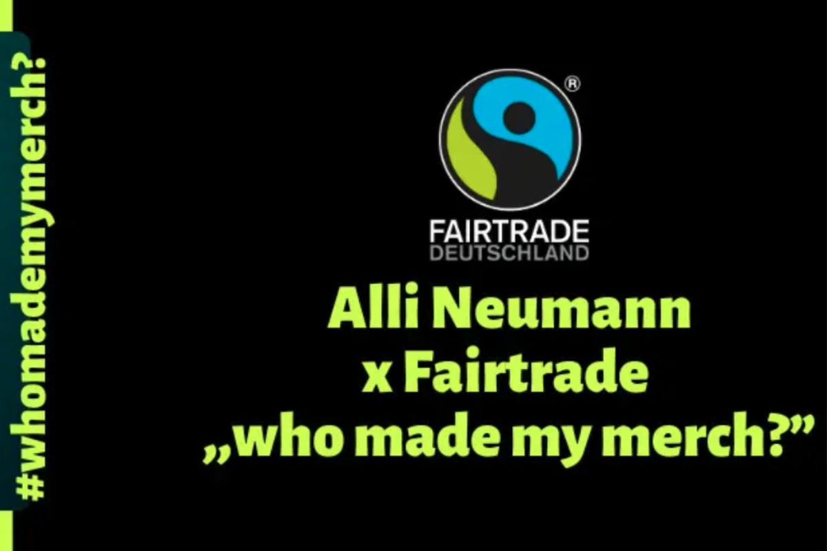 Alli Neumann und Fairtrade kooperieren bei Fashion Revolution Week