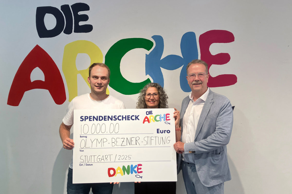 OLYMP-Bezner-Stiftung unterstützt „Die Arche“
